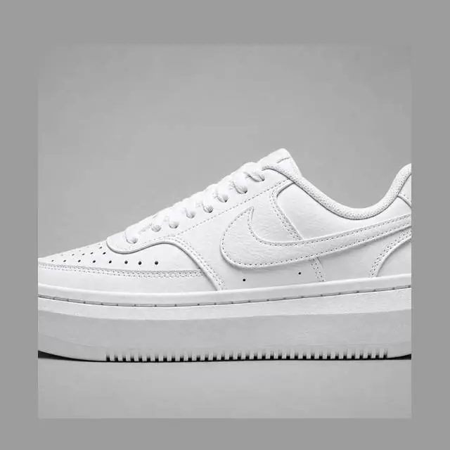 Nike Court Visión Alta Blanco Total