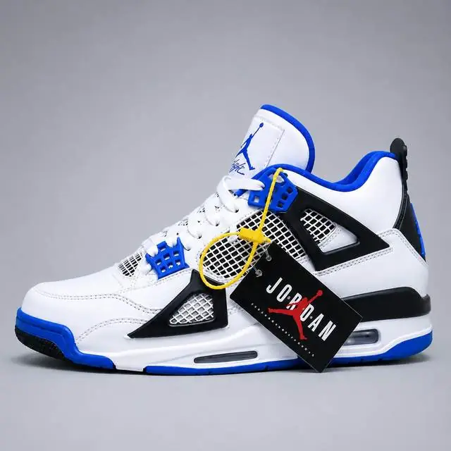 Jordan 4 Retro Azul Blanco